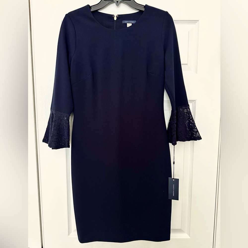 NWT Stunning Tommy Hilfiger Navy Dress, Size 6